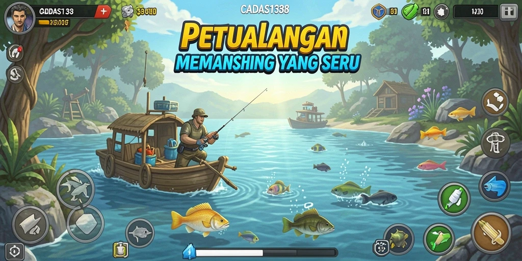 Tangkapan ikan besar dalam gameplay CADAS138 yang mengasyikkan.