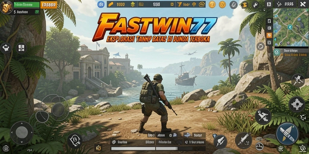 Screenshot FASTWIN77 menampilkan pemain menjelajahi dunia terbuka yang menakjubkan.