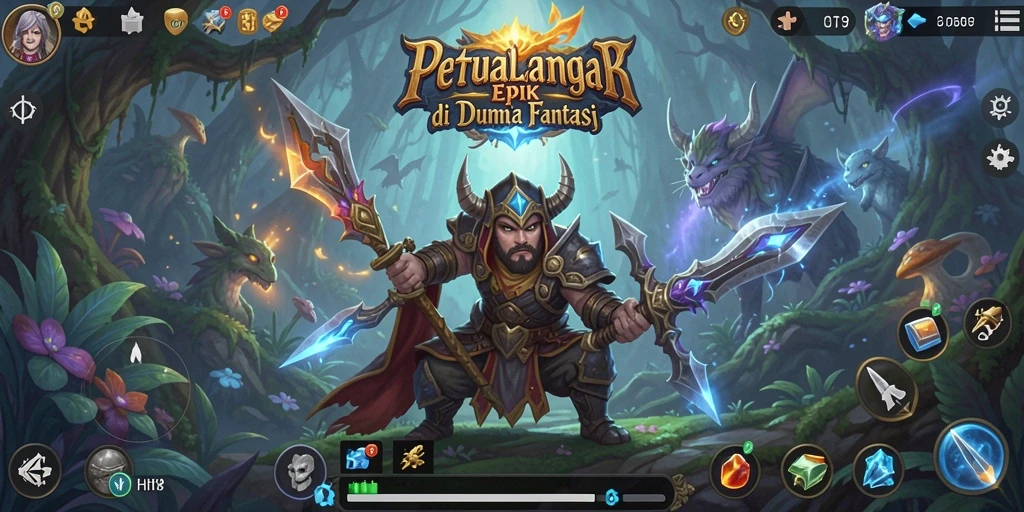 Screenshot gameplay HIT9 yang menampilkan aksi seru dalam RPG.