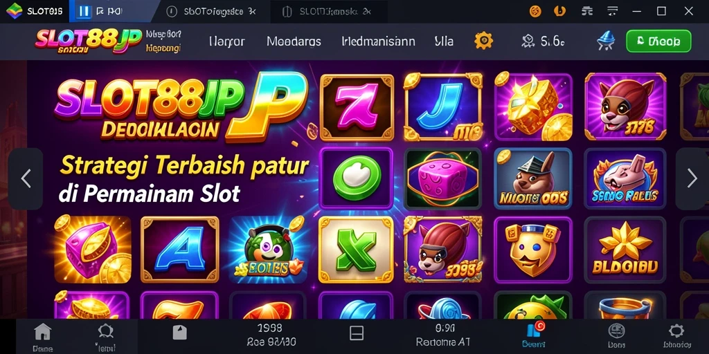Tampilan gameplay SLOT88JP yang menarik dan penuh strategi.